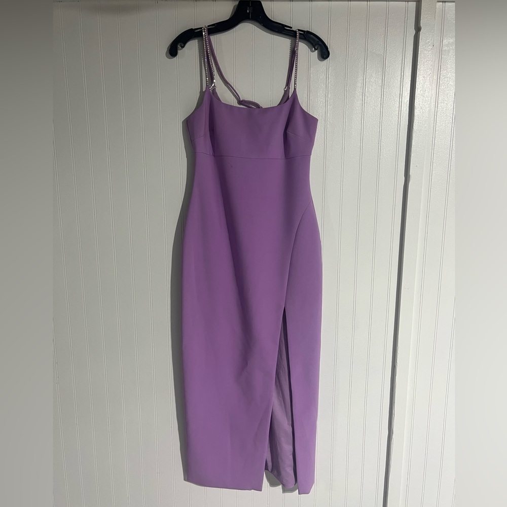 LIKELY Mayerling Strappy Midi-Dress in African Violet